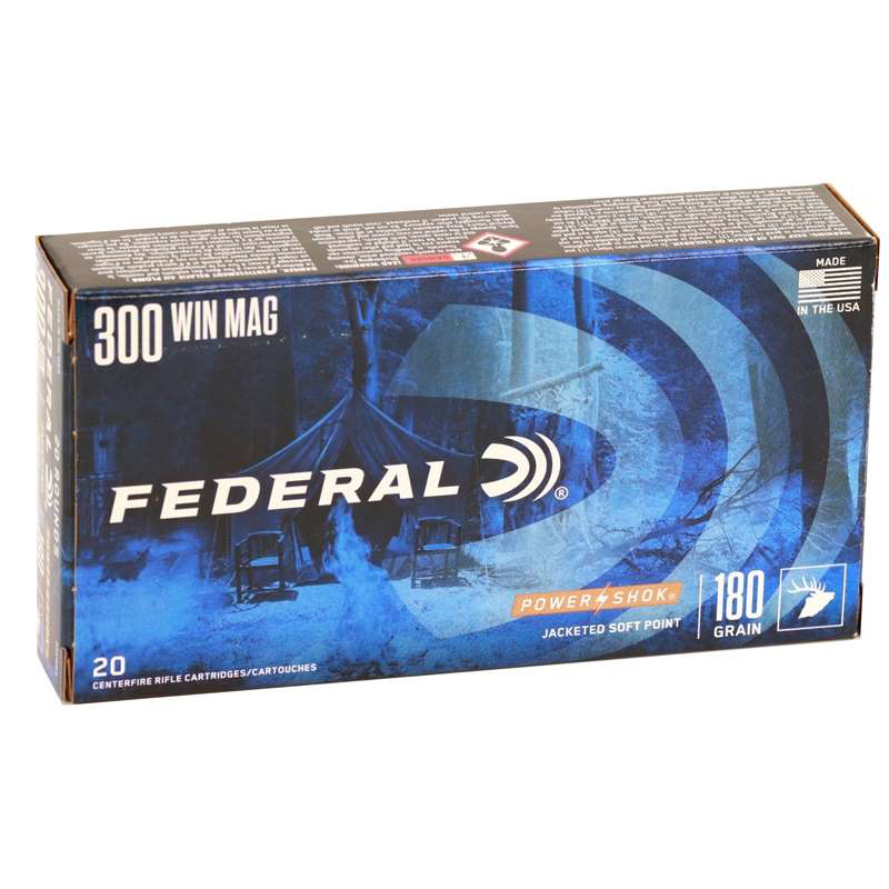 Federal Power Shock Winchester Magnum Grain Speer Hot Cor Soft